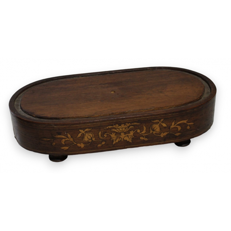Oval inlaid clock base by  Moinat SA  - Antiques and home décor