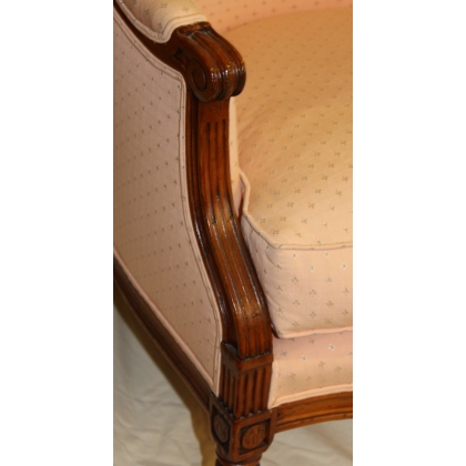 Bergère Gondole style Louis XVI