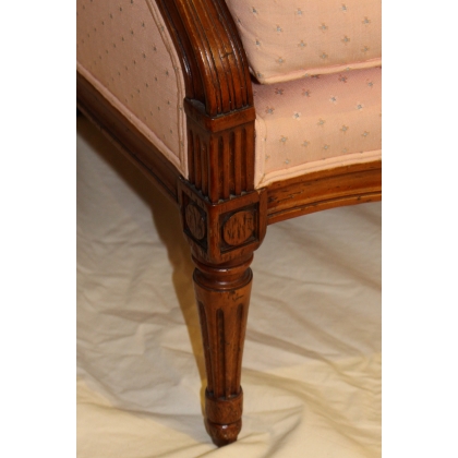 Bergère Gondole style Louis XVI