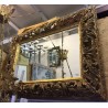  Grand miroir, cadre en bois sculpté doré sur  Moinat SA  - Antiquités décoration