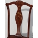 Chaise américaine avec incrustations en nacre