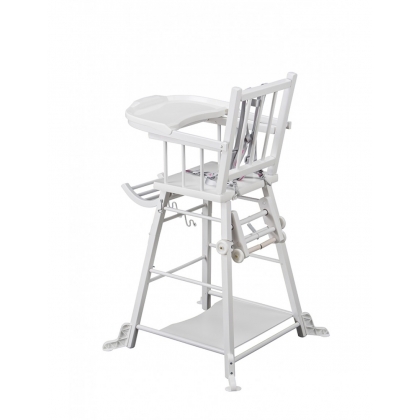 Chaise haute transformable Marcel Blanche