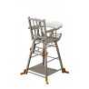 Chaise haute transformable Marcel Grise