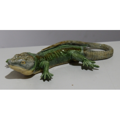 Lézard en faïence