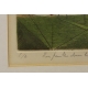 Litho "Les feuilles dans le ciel" René CARCAN