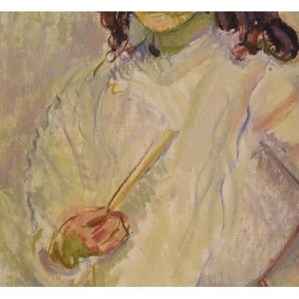Paintings | Painting entitled ‘Mademoiselle Garcia’ by A. CACHEUX, Moinat SA  – Antiques and home décor