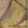 Paintings | Painting entitled ‘Mademoiselle Garcia’ by A. CACHEUX, Moinat SA  – Antiques and home décor