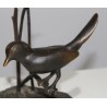 Bronze \"Oiseau dans les herbes\" signé ROTH