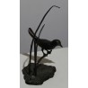 Bronze \"Oiseau dans les herbes\" signé ROTH