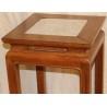  Sellette chinoise en bois clair et marbre blanc sur  Moinat SA  - Antiquités décoration