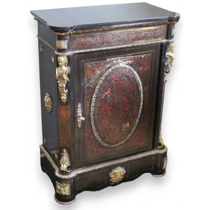  Buffet Boulle à une porte (en l'état) sur  Moinat SA  - Antiquités décoration