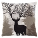 Coussin Silhouette de Cerf 