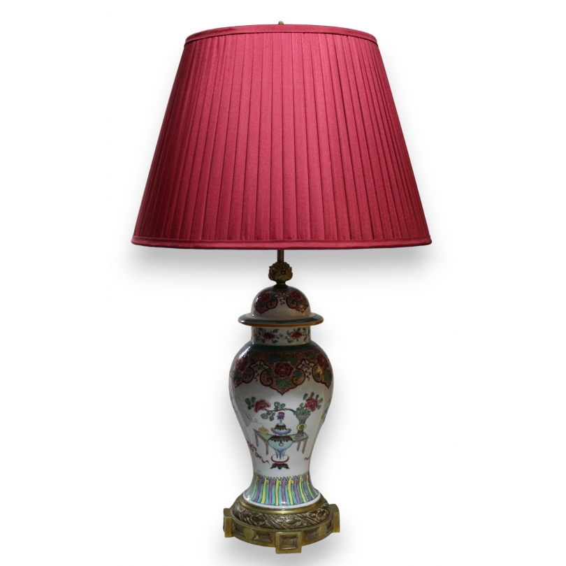  Lampe Samson style chinois. sur  Moinat SA  - Antiquités décoration