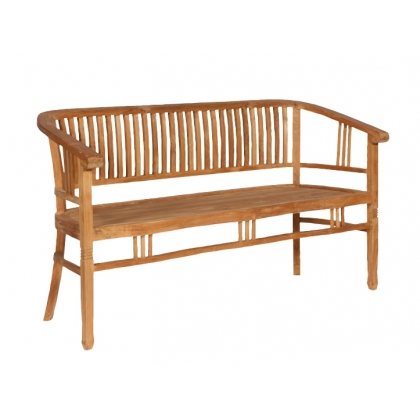 Banc de jardin \"Betawi\" en teck, 3 places