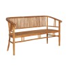Banc de jardin \"Betawi\" en teck, 3 places