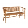 Banc de jardin "Betawi" en teck, 3 places