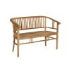 Banc de jardin \"Betawi\" en teck, 2 places