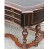 A pair of sideboards with 6 drawers, made from exotic wood