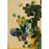 Tableau \"Surréaliste\" signé INANGER 72-75