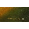 Tableau \"Surréaliste\" signé INANGER 72-75