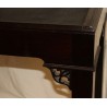 Black wooden console table or cabinet stand