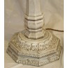 Majestueuse paire de lampes en fer peint