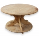 Table ronde rustique en sapin