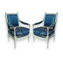 Pair of Louis XVI armchairs