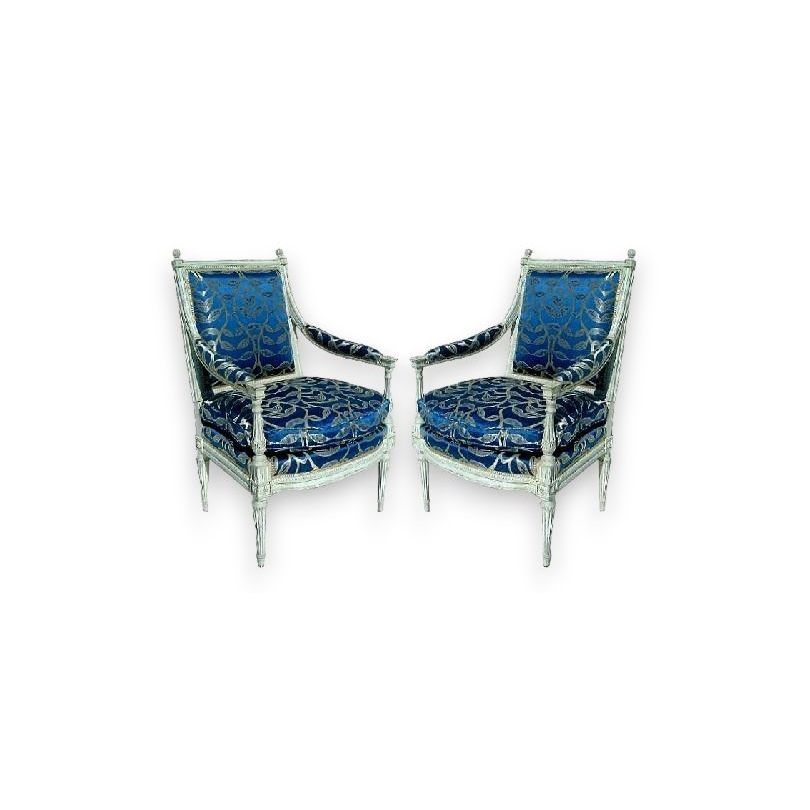 Pair of Louis XVI armchairs