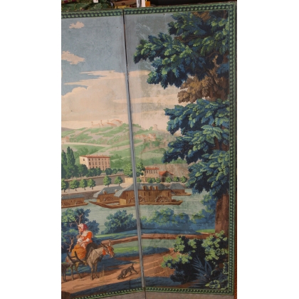 "View of Lyon" panoramic screen