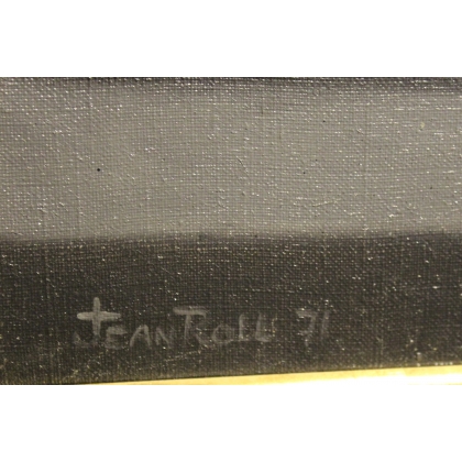 Tableau \"La vie tranquille\" signé Jean ROLL 71
