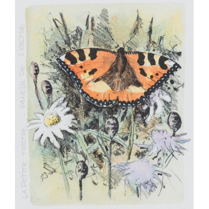 Lithographie "Les papillons" signée COSANDEY