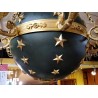 Lustre boule style Empire décoré d\'étoiles