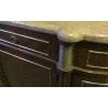 Louis XVI-style sideboard with a beige marble top