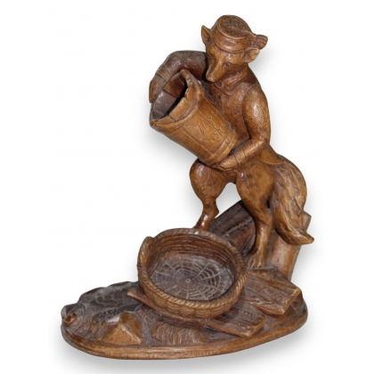 Sculpture en bois de Brienz \"Renard\"