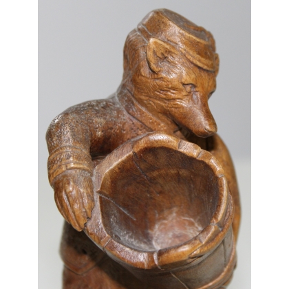 Sculpture en bois de Brienz \"Renard\"