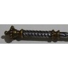 Nécessaire de cheminée en fer et laiton