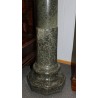Paire de colonnes en marbre vert