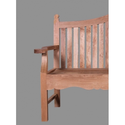 Banc de jardin \"Bedford\" en chêne, grand