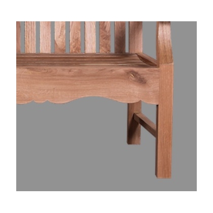 Banc de jardin \"Bedford\" en chêne, grand
