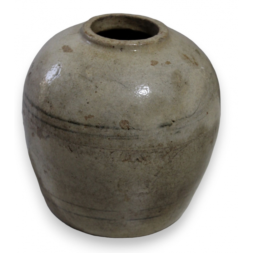 Pot à gingembre chinois en grès
