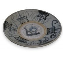 Assiette en céramique de Céladon
