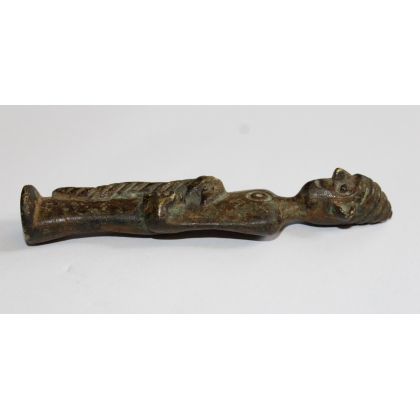 Bronze assyrien "Homme au serpent"