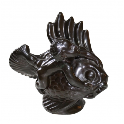 Bronzefisch aus Dänemark bei Moinat SA – Antiquitäten und Dekoration
