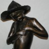  Sculpture "Jeune pêcheur". sur  Moinat SA  - Antiquités décoration
