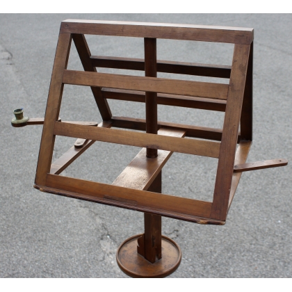 Directoire-style double lectern with candlesticks