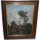 Tableau "Paysage Moulin", non signé