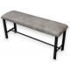 Banc MAXIME de Roche Bobois, cuir gris