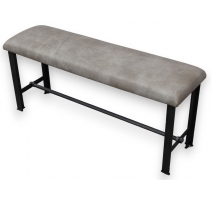 Banc MAXIME de Roche Bobois, cuir gris