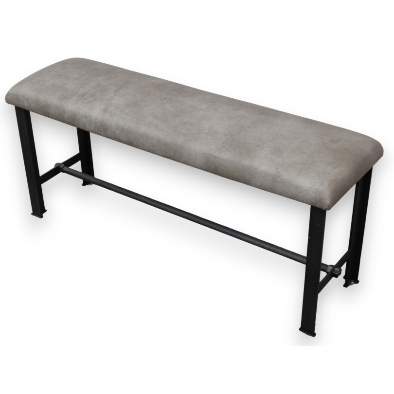 Banc MAXIME de Roche Bobois, cuir gris